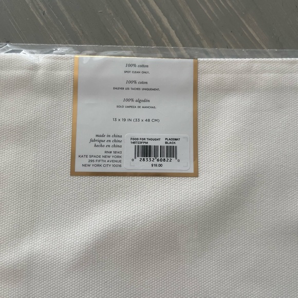 Kate Spade ♠️ Dining Placemats - Multiple Styles - Picture 13 of 15